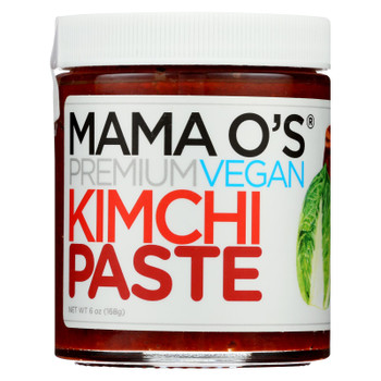 Mama O's Premium Kimchi - Paste Vegan Prem Kimchi - Case of 6 - 6 OZ
