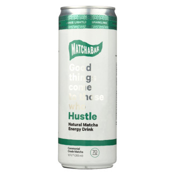 Matchabar - Energy Drink Matcha Hustl - Case of 12 - 12 OZ
