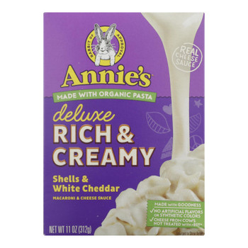 Annie's Homegrown - Mac&chs Dlx Shl Wtchd - Case of 12 - 11 OZ Annie's Homegrown - Mac&chs Dlx Shl Wtchd - Case of 12 - 11 OZ