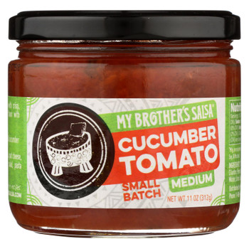 My Brother's Salsa Cucumber Tomato Medium Salsa  - Case of 6 - 11 OZ My Brother's Salsa Cucumber Tomato Medium Salsa  - Case of 6 - 11 OZ