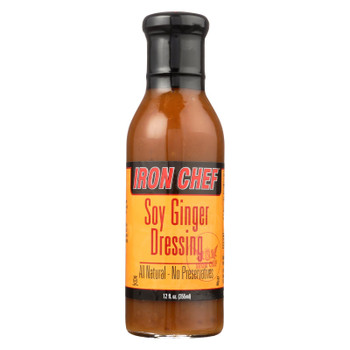 Iron Chef - Dressing Soy Ginger - Case of 6 - 12 FZ Iron Chef - Dressing Soy Ginger - Case of 6 - 12 FZ