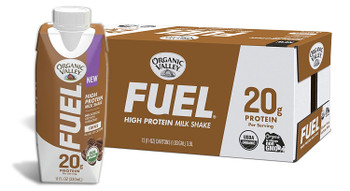 Organic Valley - Shke Protein Coffee Milk - Case of 12 - 11 OZ