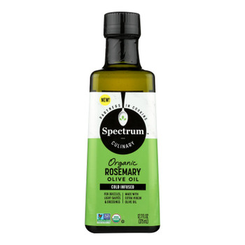 Spectrum Culinary Organic Rosemary Olive Oil - Case of 6 - 12.7 OZ