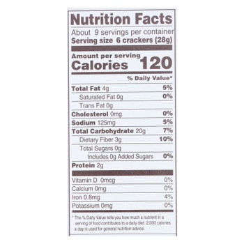 Back To Nature - Crackers Rsmry&olive Oil - Case of 12 - 8.5 OZ Back To Nature - Crackers Rsmry&olive Oil - Case of 12 - 8.5 OZ