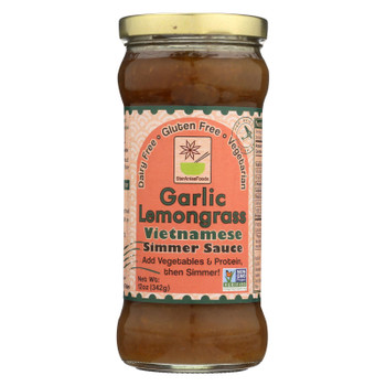 Star Anise Foods Garlic Lemongrass Vietnamese Simmer Sauce  - Case of 6 - 12 OZ