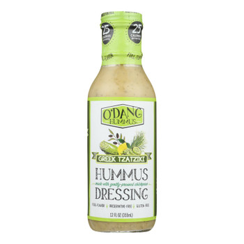 O'dang Hummus - Hummus Grk Tzatziki Drsg - Case of 6 - 12 FZ O'dang Hummus - Hummus Grk Tzatziki Drsg - Case of 6 - 12 FZ