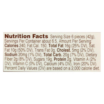 Lake Champlain Chocolates Organic Milk & Dark Chocolates  - Case of 12 - 10 OZ Lake Champlain Chocolates Organic Milk & Dark Chocolates  - Case of 12 - 10 OZ