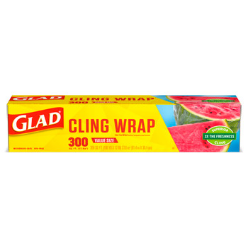 Glad - Cling Wrap - Case of 9 - 300 SF