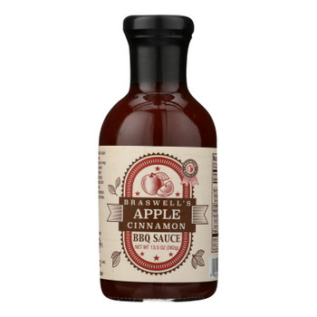 BraswellS Apple Cinnamon BBQ Sauce  - Case of 6 - 13.5 OZ