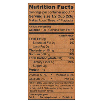 Kodiak Cakes Power Cakes Flapjack & Waffle Mix - Case of 6 - 20 OZ Kodiak Cakes Power Cakes Flapjack & Waffle Mix - Case of 6 - 20 OZ