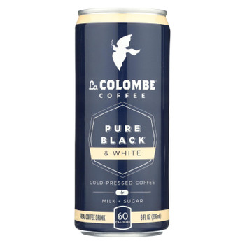 La Colombe - Coffee Pure Black/white - Case of 12 - 9 FZ La Colombe - Coffee Pure Black/white - Case of 12 - 9 FZ