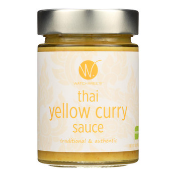 Watcharee's Thai Yellow Curry Sauce  - Case of 6 - 12 OZ