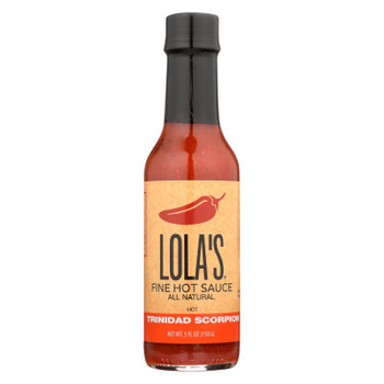Lola's Fine Hot Sauce Trinidad Scorpion Fine Hot Sauce - Case of 12 - 5 FZ