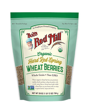 Bob's Red Mill - Hard Red Sprng Wheat Organic - Case of 4 - 28 oz