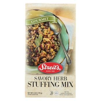 Streit's - Stuffing Mix Herb - Case of 12 - 6 OZ Streit's - Stuffing Mix Herb - Case of 12 - 6 OZ
