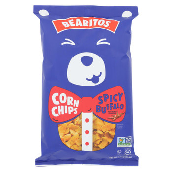 Bearitos - Corn Chips Spicy Buffalo - Case of 12 - 8.25 OZ
