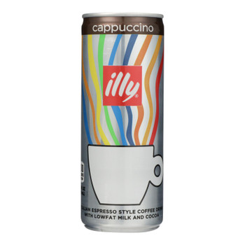 Illy Caffe Coffee - Coffee Drink Cappuccino - Case of 12 - 8.45 FZ Illy Caffe Coffee - Coffee Drink Cappuccino - Case of 12 - 8.45 FZ
