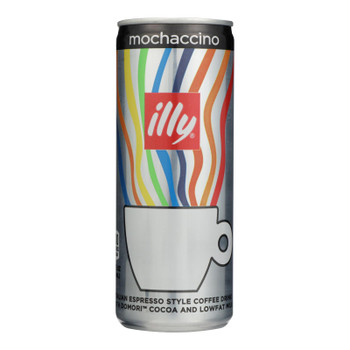 Illy Caffe Coffee - Coffee Drink Mochaccino - Case of 12 - 8.45 FZ