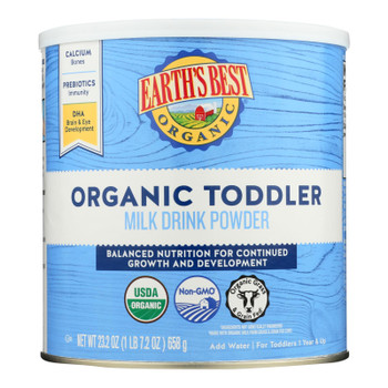 Earth's Best Organic Toddler Milk Drink Powder - Case of 4 - 23.2 OZ Earth's Best Organic Toddler Milk Drink Powder - Case of 4 - 23.2 OZ