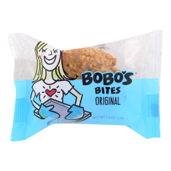 Bobo's Oat Bars - Oat Bites Original Chocolate Chip - Case of 75 - 1.3 OZ