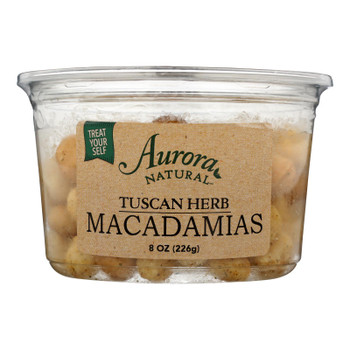 Aurora Natural Products - Macadamia Nuts Tuscan Herbal - Case of 12 - 8 OZ