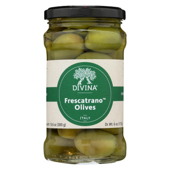 Divina - Olives Frescatrano - Case of 6 - 6 OZ Divina - Olives Frescatrano - Case of 6 - 6 OZ