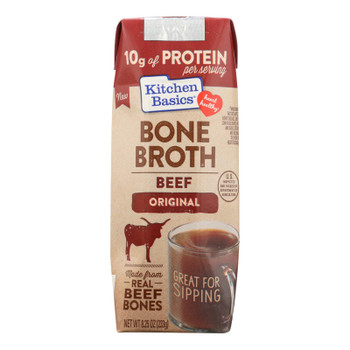 Kitchen Basics Beef Bone Broth - Case of 12 - 8.25 FZ Kitchen Basics Beef Bone Broth - Case of 12 - 8.25 FZ