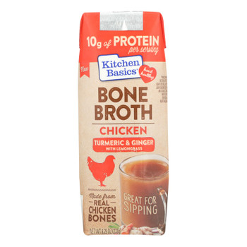 Kitchen Basics Chicken Bone Broth - Case of 12 - 8.25 FZ Kitchen Basics Chicken Bone Broth - Case of 12 - 8.25 FZ