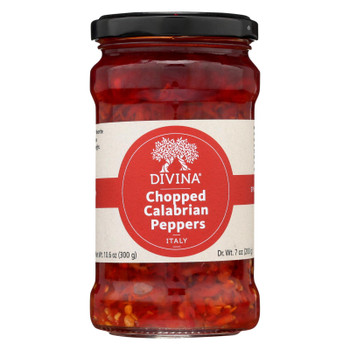 Divina - Peppers Chopd Calabrian - Case of 6 - 10.6 OZ