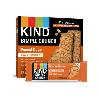 Kind - Simple Crunch Peanut Butter - Case of 12 - 5/1.4 OZ