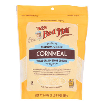 Bob's Red Mill - Cornmeal Medium - Case of 4 - 24 OZ Bob's Red Mill - Cornmeal Medium - Case of 4 - 24 OZ