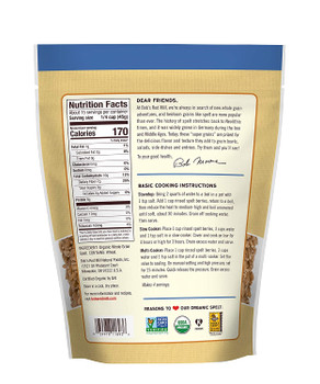 Bob's Red Mill - Spelt Berries - Case of 4 - 24 oz Bob's Red Mill - Spelt Berries - Case of 4 - 24 oz