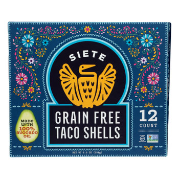 Siete - Taco Shells Grain Free - Case of 12 - 5.5 OZ