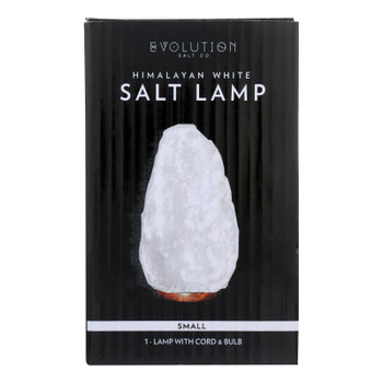 Evolution Salt - Salt Lamp Natural White Sml - 6 LB