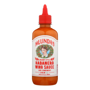 Melinda's - Wing Sauce Creamy Habanero - Case of 6 - 12 OZ Melinda's - Wing Sauce Creamy Habanero - Case of 6 - 12 OZ