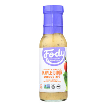 Fody Food Company - Dressing Salad Mple Dijon - Case of 6 - 8 FZ