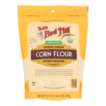 Bob's Red Mill - Flour Corn - Case of 4 - 22 OZ Bob's Red Mill - Flour Corn - Case of 4 - 22 OZ