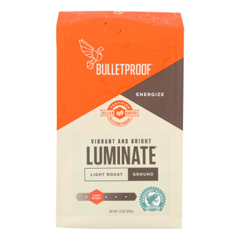 Bulletproof - Coffee Ground Luminate - Case of 6 - 12 OZ