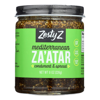 Zesty Z Mediterranean Za'Atar Condiment & Spread  - Case of 6 - 8.11 OZ Zesty Z Mediterranean Za'Atar Condiment & Spread  - Case of 6 - 8.11 OZ