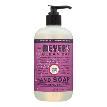 Mrs.meyers Clean Day - Hand Soap Liquid Plumberry - Case of 6 - 12.5 FZ Mrs.meyers Clean Day - Hand Soap Liquid Plumberry - Case of 6 - 12.5 FZ