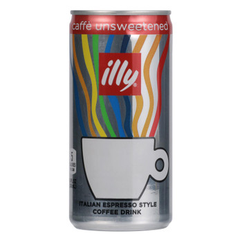 Illy Caffe Coffee - Coffee Drink Caffe Unswt - Case of 12 - 6.8 FZ Illy Caffe Coffee - Coffee Drink Caffe Unswt - Case of 12 - 6.8 FZ