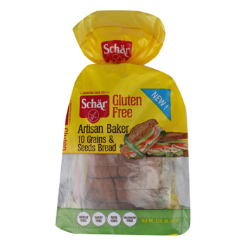 Schar Artisan Baker Gluten-Free 10 Grains & Seeds  - Case of 6 - 13.6 OZ