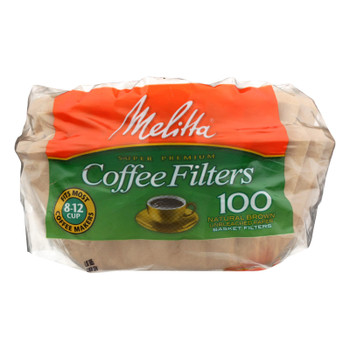 Melitta - Coffee Filter 8-12 Cup Nb - Case of 24 - 100 CT Melitta - Coffee Filter 8-12 Cup Nb - Case of 24 - 100 CT