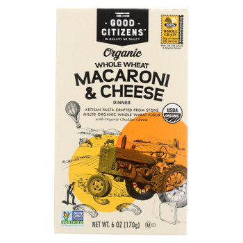 Good Citizens Macaroni & Cheese Dinner  - Case of 12 - 6 OZ Good Citizens Macaroni & Cheese Dinner  - Case of 12 - 6 OZ