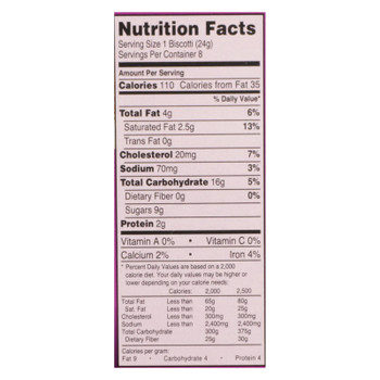 Nonni's - Biscotti Gingerbread - Case of 12 - 6.88 OZ Nonni's - Biscotti Gingerbread - Case of 12 - 6.88 OZ
