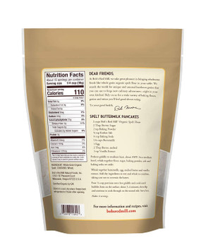 Bob's Red Mill - Flour Spelt - Case of 4 - 20 OZ Bob's Red Mill - Flour Spelt - Case of 4 - 20 OZ