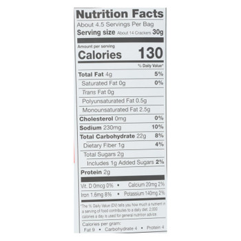 Miltons - Cracker Veg Fire Roasted Gluten Free - Case of 12 - 4.5 OZ Miltons - Cracker Veg Fire Roasted Gluten Free - Case of 12 - 4.5 OZ
