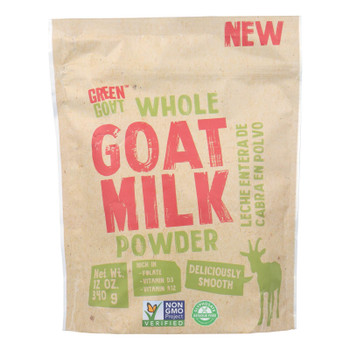 Green Goat - Goat Milk Whole Powder - Case of 6 - 12 OZ Green Goat - Goat Milk Whole Powder - Case of 6 - 12 OZ