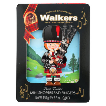 Walkers Shortbread Mini Shortbread Fingers - Case of 10 - 5.3 OZ Walkers Shortbread Mini Shortbread Fingers - Case of 10 - 5.3 OZ