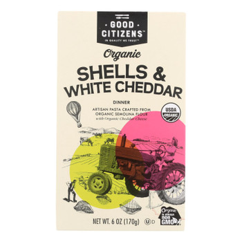 Good Citizens - Shells & Cheese Dinnr - Case of 12 - 6 OZ Good Citizens - Shells & Cheese Dinnr - Case of 12 - 6 OZ